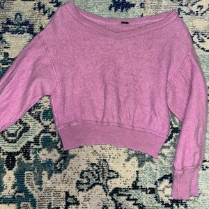 Free People Cropped Sweater